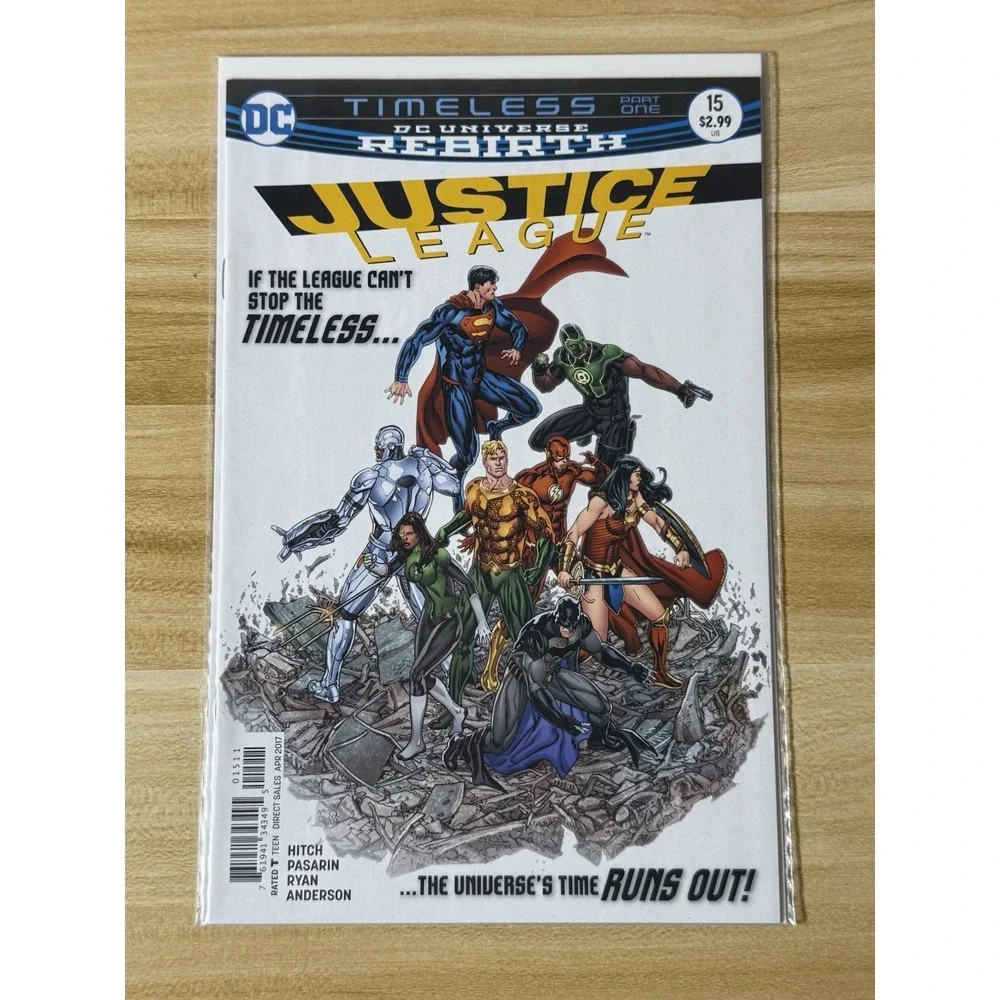 JUSTICE LEAGUE #15 DC UNIVERSE REBIRTH‎ APRIL 2017